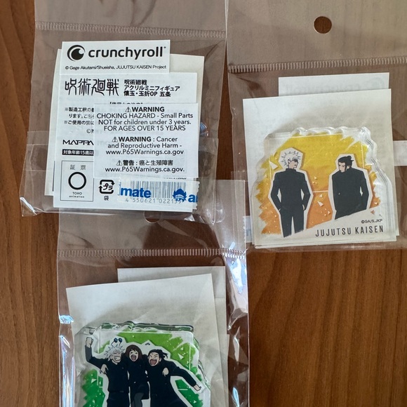 Jujutsu Kaisen season 2 trio hidden inventory arc acrylic block stands - Picture 2 of 3